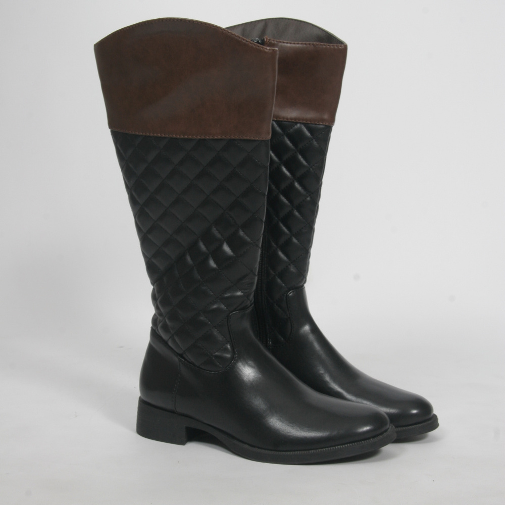 NEW Kohl's Quilted Vegan Boots-Size 6